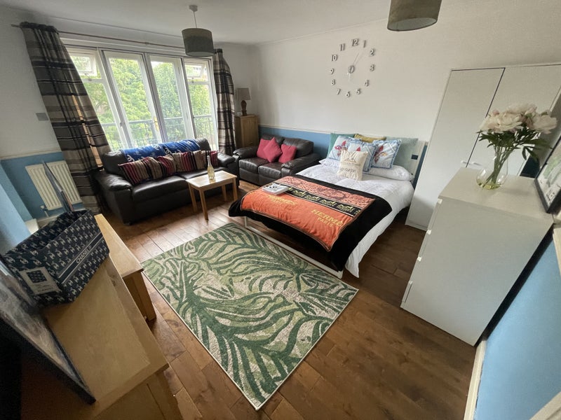 Fantastic Studio Style Bedroom with Sofa and Smart TV