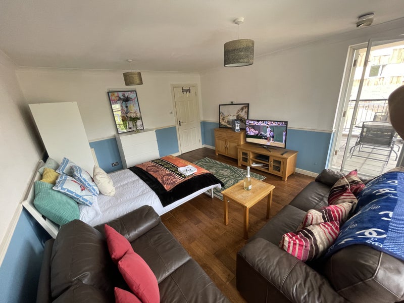 Fantastic Studio Style Bedroom with Sofa and Smart TV